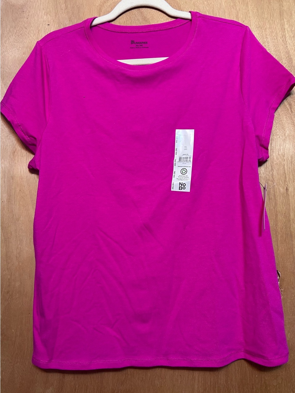 NOBO Bright Fuchsia Crew Neck Short Sleeve Tee